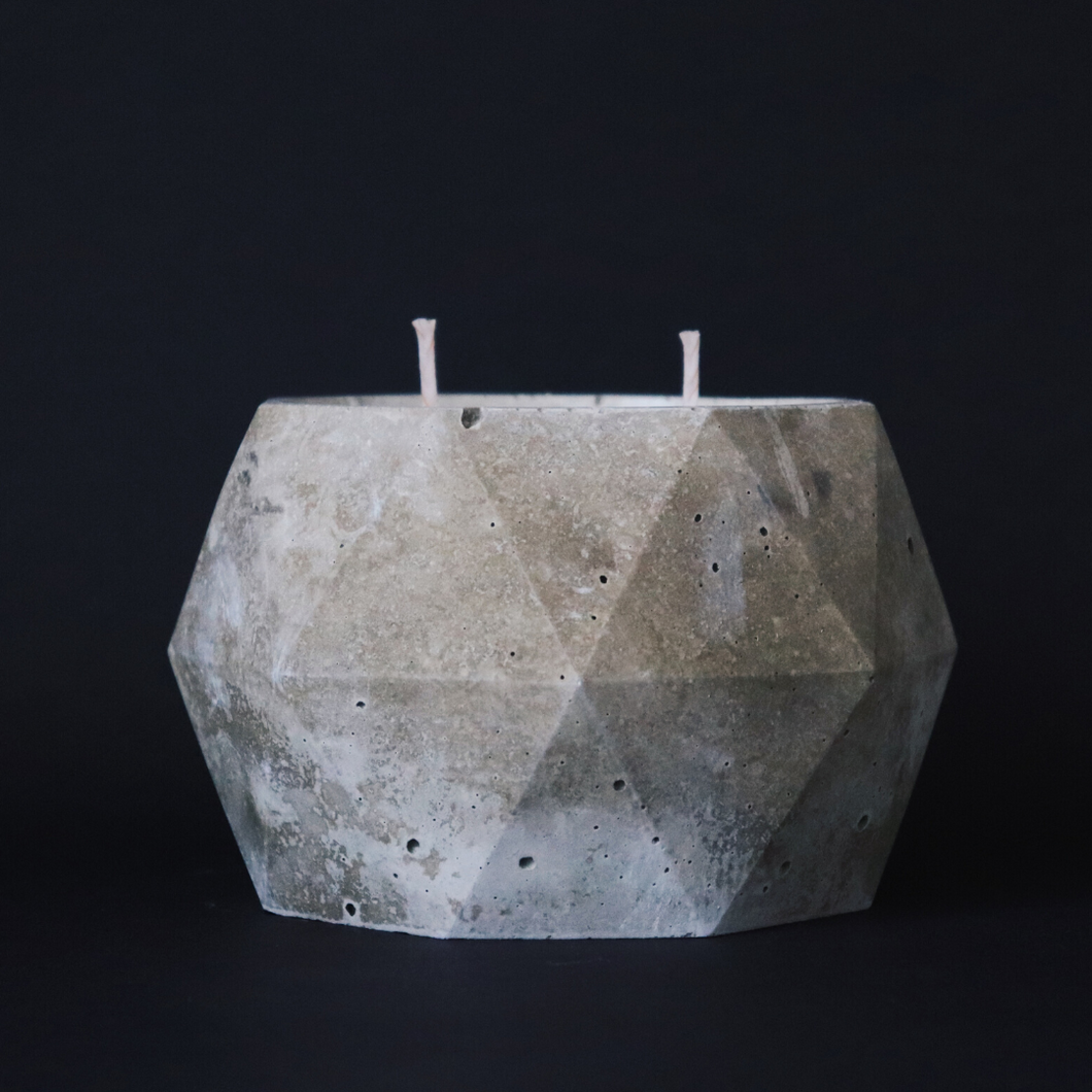 Refined Concrete | XL Poly Candle