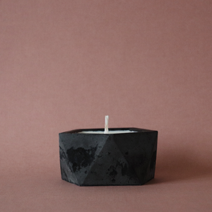 Obsidian Concrete | Icosa Candle